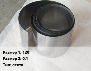 Тантал 120х0.1 лента, кг цена По запросу где купить, условия доставки в Алматы и Алматинской области
